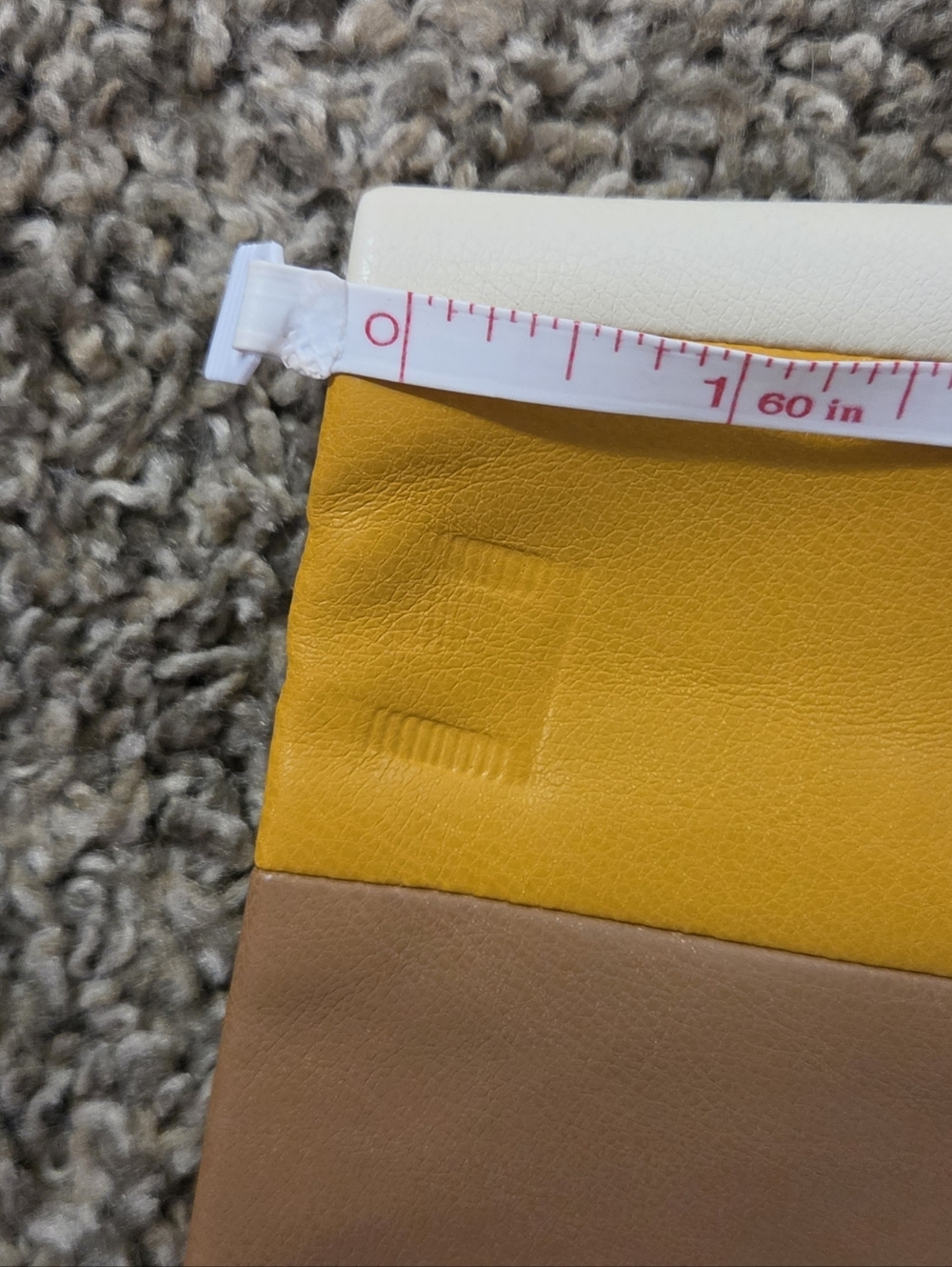 NWT MOTHER Multicolor Bits And Pieces Skirt - White, Mustard & Browns - Picture 11 of 12